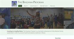 Desktop Screenshot of binghamprogram.org